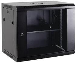 NETRACK 15U 19" fali rack szekrény 600x600mm levehető oldalú fekete (019-150-66-022) (019-150-66-022) (019-150-66-022)