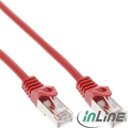 InLine 72500R hálózati kábel Vörös 10 M Cat5e SF/UTP (S-FTP) (72500R) (72500R)