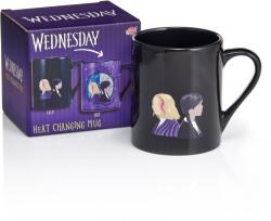  Wednesday és Enid 360ml hőre változó bögre - Fekete (1003-01) (1003-01)