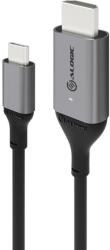 ALOGIC ULCHD01-SGR video átalakító kábel 1 M HDMI A-típus (Standard) USB C-típus Fekete, Szürke (ULCHD01-SGR) (ULCHD01-SGR)
