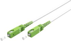Goobay 59606 optikai patch kábel OS2 Simplex 30m - Fehér (59606) (59606)