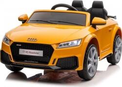 LEAN Toys Audi TT RS 12 V Elektromos Kisautó 11942 - 2 Darab 35 W Motorral, Szülői Távirányítóval, Sárga (11942) (11942)