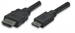 TECHLY 5m HDMI HDMI kábel HDMI A-típus (Standard) HDMI Type C (Mini) Fekete (ICOC-HDMI-B-050) (ICOC-HDMI-B-050)