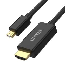 Unitek V1152A Mini DisplayPort - HDMI 1.4 Kábel 2m - Fekete (V1152A) (V1152A)