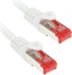 InLine 4043718120482 hálózati kábel Fehér 3 M Cat6 S/FTP (S-STP) (76403W) (76403W)