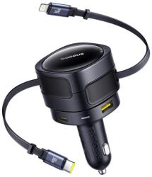 Baseus CarCharger Baseus C+L & U+C Port 90W Black (C00035507121-02) (C00035507121-02)