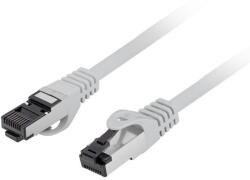 Lanberg S/FTP CAT 8.1 Patch Kábel 1m - Szürke (PCF8-10CU-0100-S) (PCF8-10CU-0100-S)