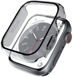Crong CRG-45HS-CLR Apple Watch S7/S8/S9 Tok + Kijelzővédő - Átlátszó (45mm) (CRG-45HS-CLR) (CRG-45HS-CLR)