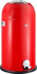Wesco Kickmaster Soft 33 literes pedálos fém szemetes - Piros (112770) (112770)