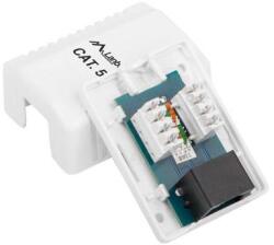 Lanberg UTP RJ45 CAT5e Árnyékolatlan csatlakozó toldó doboz - Fehér (OU5-0001-W) (OU5-0001-W)