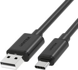 Unitek USB-A apa - USB-C apa Adat- és töltőkábel 1.5m - Fekete (C14067BK) (C14067BK)