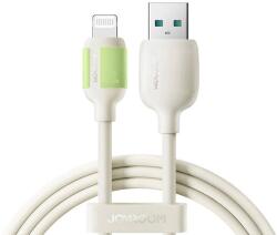 JOYROOM S-A53 USB-A apa - Lightning apa Adat és töltő kábel 1, 2m - Bézs (S-A53 1.2M A-L) (S-A53 1.2M A-L)