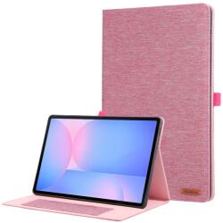  FABRIC Husă cu clapetă pentru Samsung Galaxy Tab S10 FE+ roz