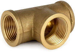 Velekey sárgaréz t idom 3/8" (V-T3-8) (V-T3-8)