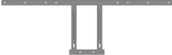 HAGOR Meetup Display-Adapter 55-75" höhenverstellbar (2278) (2278) (2278)
