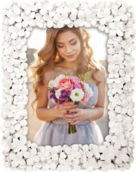 Zep Blumen 13x18 EE9457 Képkeret - Fehér virágmintás (EE9457) (EE9457)