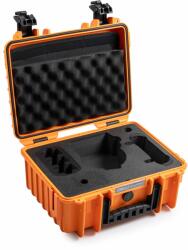 B&W International Outdoor Case PP. 117 DJI Flip Drón Bőrönd - Narancssárga (PP. 117. O. FLIP) (PP.117.O.FLIP)