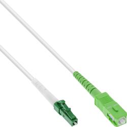 InLine 88403 InfiniBand és száloptikai kábel 3 M LC SC Fehér (88403) (88403)