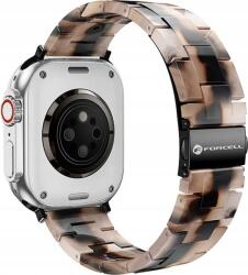 ForCell F-Design FA04 Apple Watch 38/40/41mm márvány mintás szíj, barna ( )