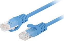 Lanberg PCU6-20CC F/UTP Cat6 RJ45 Patch kábel 0.25m - Kék 10-es csomag (PCU6-20CC-0025-B) (PCU6-20CC-0025-B)