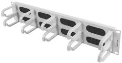 Lanberg AK-1204-S Kábelrendező 19" rack szekrényekhez Szürke (AK-1204-S) (AK-1204-S)
