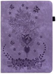  ART FLOWERS Husă rabatabilă pentru Huawei MediaPad M5 Lite 10" violet