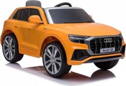 LEAN Toys Audi Q8 5504 12 V Elektromos Kisautó - 2.4 GHz, Szülői Távirányítóval, Nyitható Ajtóval, EVA Kerekekkel, Lakk Narancs (5504) (5504)
