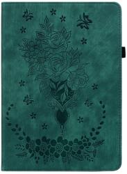  ART FLOWERS Husă rabatabilă pentru Huawei MediaPad M5 Lite 10" verde