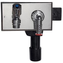 HL HL406 mosógép szifon falba süllyesztve DN40/50 (HL406)