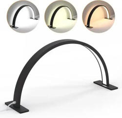  Árnyékmentes-Half Moon Glow 180°-os íves lámpa 30W - állítható fényerő Fekete-Kicsi (25-113-black)