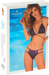 Obsessive Balitta - fényes, nyakpántos bikini (lila) (22400764041) - padlizsan