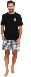 Doctor Nap Pijama bărbați DOCTOR NAP PMB. 7214 BLACK: S (PMB.7214.BLACK S)