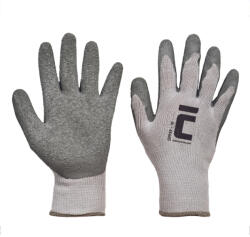  DIPPER nylon latex mártott munkavédelmi kesztyű szürke 9-es No. 0108001599090 (070101-0029)