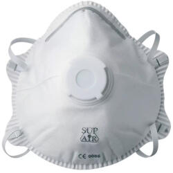 Sup Air Supair csésze formájú szelepes pormaszk FFP2 SL NR D No. 23206 (070301-0009) - hegessz