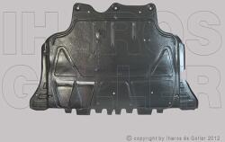 Audi A3 2013-2016 4ajtós - Alsó motorv. lemez, szigeteléssel (1.6/2.0 diesel)