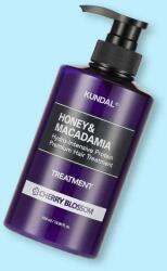 KUNDAL Balsam de păr cu proteine Honey & Macadamia Protein Treatment Cherry Blossom - 500 ml