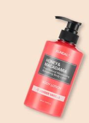 KUNDAL Loțiune de corp Honey & Macadamia Pure Body Lotion Amber Vanilla - 500 ml