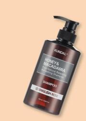 KUNDAL Sampon hajra Honey & Macadamia Nature Shampoo English Rose - 500 ml