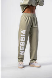 Nebbia Loose-Fit Baggy Pants BOYFRIEND STYLE 432 verde deschis, S