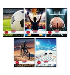 Herlitz A5-ös kockás füzet - Sport