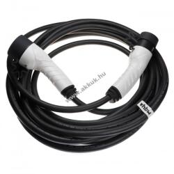 VHBW Töltőkábel elektromos autó, plug-in hibrid, type2 csatlakozó, 1 fázisú, 32A, 7KW, 10m