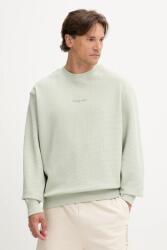 Tommy Hilfiger pamut melegítőfelső bézs, sima, DM0DM21622 - zöld M