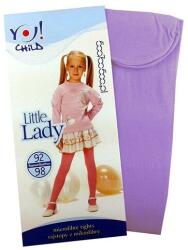 YO Club Ciorapi pentru fetite - microfibra, 40 DEN, violet deschis - RA09-10 (Culoare: Violet, Marime: 128-134) (12215)
