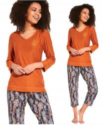 Cornette Pijama dama, 100% bumbac, Cornette W389-252 (Marime: L, Culoare: Coral) (27197)