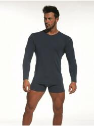 Cornette Tricou negru barbati, bumbac, maneca lunga, guler in V - Cornette High Emotion M524 (Culoare: Negru, Marime: L) (NX-5803)