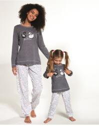 Cornette Pijama dama, colectia mama-fiica, Cornette W381-257 Real Princess (Culoare: Grafit, Marime: 2XL) (NX-6102)