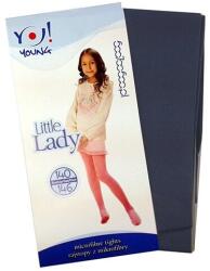 YO Club Dresuri din microfibra pentru fetite, jeans - RA09-18 (Culoare: Jeans, Marime: 140-146) (12624)