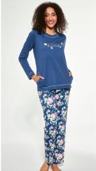 Cornette Pijama dama cu buzunare, 100% bumbac, Cornette W679-286 Beautiful (Culoare: Multicolor, Marime: S) (29303)