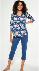 Cornette Pijama dama 3/4, 100% bumbac, Cornette W481-289 Karen (Culoare: Multicolor, Marime: M) (29279)