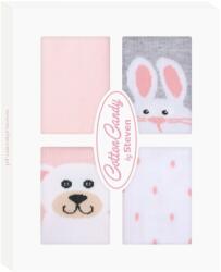 Steven Sosete cu model pentru fetite, in cutie cadou - Steven S144-B002 (Culoare: Roz, Marime: 14-16) (25511)